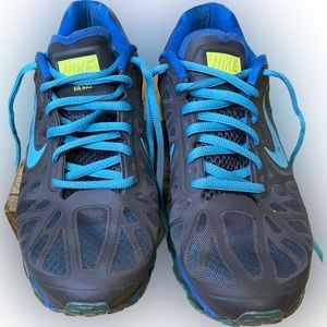 Nike Air Max+ 2011 Women’s Dark Gray Moon Blue Running Sneakers Size 7.5